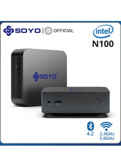 Buy SOYO M2 Pro Portable Mini PC Intel N95 CPU DDR4 16GB RAM 512G M.2 SSD Windows 11 WIFI6 DP for Office Desktop Computers in Saudi Arabia