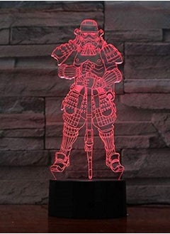 Buy 3D LED Table Lamp Kids Gift Star Science Fiction Movie Wars Stormtrooper Light Effect t Light Christmas in UAE