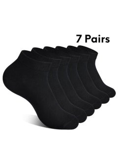 Buy 7 Pairs Ankle Socks to Show Off Your Style Low Cut Ankle Socks, Comfortable Lightweight Breathable Ankle Socks for Superior Performance and Stylish Looks in UAE