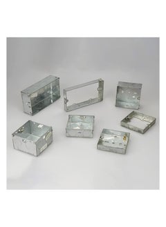 Buy KNP Electrical Metal Back Box (150x150x75 mm) in a pack of 5 provides a reliable enclosure for electrical switches, outlets, and other devices in residential, commercial, and industrial environments. in UAE