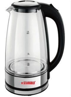 Buy High Quality 1.8 Liter Glass Body Electric Kettle with LED Glow Indicator in Saudi Arabia