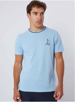 اشتري Casual Regular Fit Cotton T-Shirt في مصر