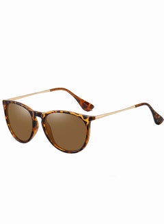 Buy Vintage Round Polarized Sunglasses for Women Classic Retro Designer Style in Saudi Arabia