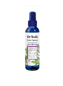 Buy Dr Teal's Deodorizing & Revitalizing Foot Spray with Tea Tree & Peppermint, 177ml in UAE