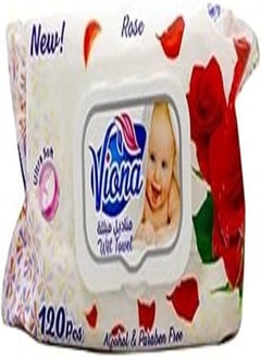 Buy Viona Rose Wet Wipes - 120 Pieces in Egypt