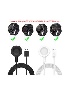 Buy Huawei GT3 Watch 3 GT2 Pro GT Runner Charger Fast Charging Cable Data Cradle Dock Magnetic Wireless Charger for Huawei GT3/Watch 3/GT2 Pro/GT Runner Black in Saudi Arabia