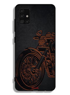 Buy Samsung Galaxy A51 4G Protective Case Cover Vintage Bike in UAE