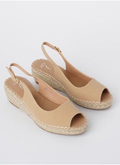 Buy JOVE Womens Casual Espadrilles BEIGE in Saudi Arabia