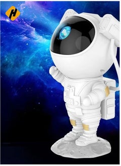 اشتري Starry Night Light Projector Astronaut LED Projection Lamp with Remote Control, Adjustable Head Angle,Gift for Kids Adults Home Party Ceiling Decor في الامارات