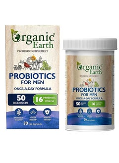 اشتري Probiotics 50 Billion Cfu For Men'S Digestive, Colon And Immune Support, 30S Cap في الامارات