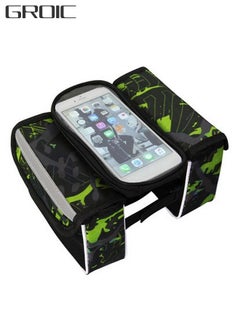 Buy Bike Front Frame Bag Top Tube Bike Phone Mount Bag Waterproof Bicycle Handlebar Bag Cycling Accessories for All Phones in UAE