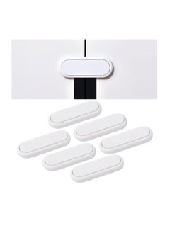 اشتري ECVV 6PCS Baby Safety Locks Safety Latches Adjustable Child Proof Cabinet Latches 3M Adhesives Multi-Purpose Baby Locks for Furniture Door Fridge Oven Toilet - White في السعودية