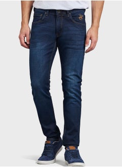 Buy Mid Wash Skinny Fit Jeans in UAE