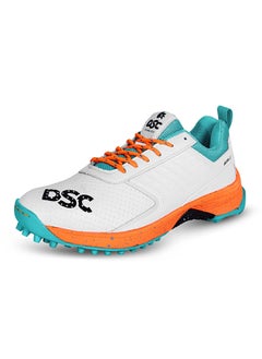 Buy Jaffa 22 Cricket Shoes for Men and Boys Uk-11 White-Orange in Saudi Arabia