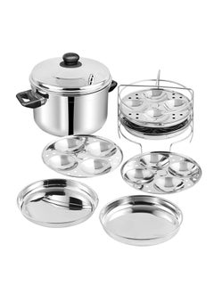 Buy Vinod Stainless Steel Multipurpose Pot Large - 4 Idly / 4 Dhokla Stand, Vic003, Idli Cooker, Idli Maker, Idli Steamer in UAE