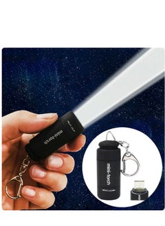 Buy USB rechargeable waterproof mini keychain flashlight LED in Saudi Arabia