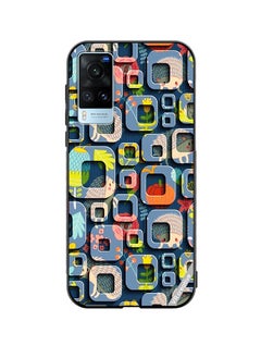 Buy Protective Case Cover For Vivo X60 Abstract Design Multicolour in UAE