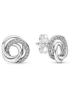 اشتري Pandora Family Always Encircled Stud Earrings في السعودية