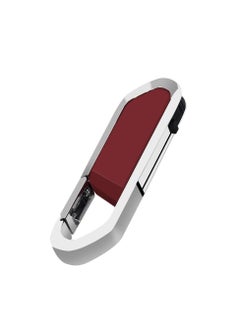 اشتري USB Flash Drive, Portable Metal Thumb Drive with Keychain, USB 2.0 Flash Drive Memory Stick, Convenient and Fast Pen Thumb U Disk for External Data Storage, (1pc 64GB Red) في الامارات