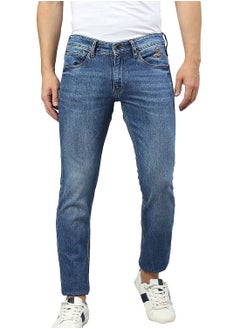 Buy Towel Washed Slim Fit Jeans in UAE