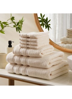 Buy Egyptian Luxe Bath Sheet 90X150Cm - Cream in UAE