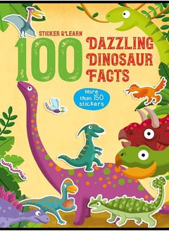 اشتري 100 Fun facts to sticker: Dinosaurs في مصر