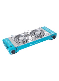 Buy Maxsun, Portable gas stove kit for travel and trips, Outdoor cooking gas stove, Turquoise, 67.9x28.6x12.5 Cm in Saudi Arabia