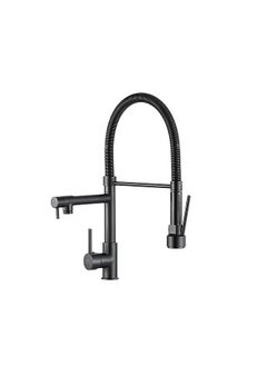 Buy 2 Outlet Full Spout Kitchen Faucet Black in Egypt