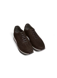 Buy Elegant Genuine Leather Lace - Up Sneakers in Egypt