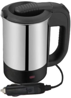 اشتري Traveller's Kettle 12V Portable Electric Car Kettle Stainless Steel With Cigarette Lighter Charger 0.5 L 150W في السعودية