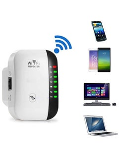 Buy WiFi Extender Signal Booster Up to 5000sq ft and 40 Devices WiFi Range Extender Wireless Internet Repeater Long Range Amplifier with Ethernet Port in Saudi Arabia