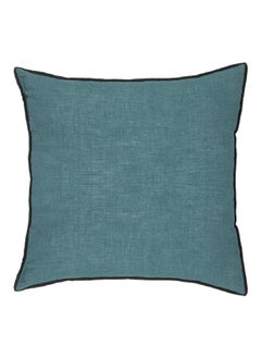 Buy Linah Premium Quality Cushion with Removable Cover Duck Blue 45 x 45 cm 194315Q in Saudi Arabia