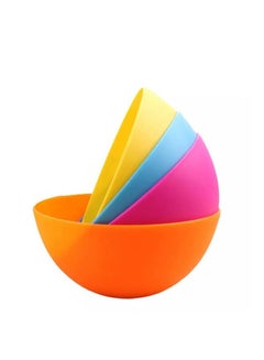 Buy Home Set Of 4 Pcs Plastic Bowls in UAE