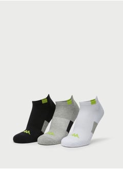 اشتري 3 Pack Logo Crew Socks في الامارات