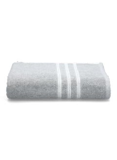 Buy Melange Quick Drying Premium Quality Face Towel Medium Grey 50 x 100 cm in Saudi Arabia