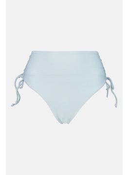 اشتري Women Pull On Textured Bikini Bottom, Blue في السعودية