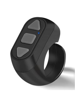 اشتري Remote Control for TikTok, Kindle App Page Turner, Bluetooth Camera Video Recording, Tik Tok Scrolling Ring for Sending on iPhone, iPad, iOS, Android Camera Remote Shutter Selfie Button, Black. في الامارات