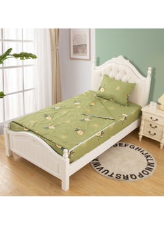 Buy Kids Cotton Comforter Set size 90x190 cm with Zipper in Saudi Arabia