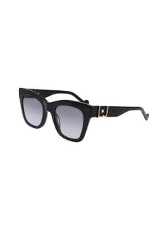 Buy Full Rim Acetate Modified Rectangle Sunglasses LJ746S 5022 (001) in UAE