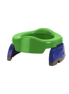 اشتري 2-in-1 Travel Potty Trainer Seat, Green في الامارات