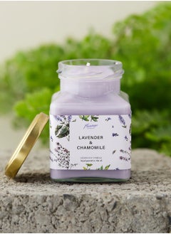 Buy Lavender & Chamomile Candle 8oz in UAE