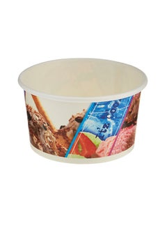 Buy Hotpack | Paper Ice Cream Cup 120Ml - 5 Pieces in UAE