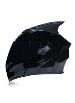 اشتري New Double Mirror Helmet Semi Full Cover Four Seasons Motorcycle Helmet في السعودية