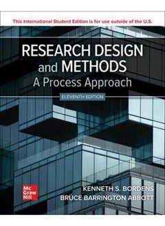 Buy Research Design and Methods  A Process Approach - ISE  Ed   11 in Egypt