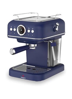 Buy MEBASHI Espresso Coffee Machine - 1.2L, 19 Bar ULKA Pump, Adjustable Coffee Volume (ME-ECM2049) (Blue) in UAE