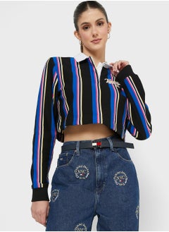 Buy Striped Crop Top in UAE