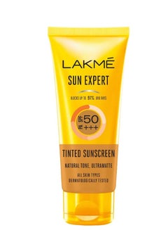 Buy Lakme Sun Expert Tinted Sunscreen SPF 50 (100 g) in UAE