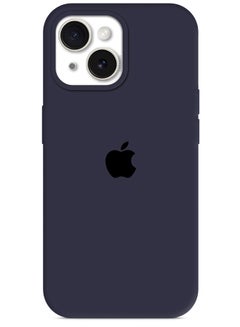 اشتري iPhone 15 Case Silicone Case Cover Durable and Anti Scratch Back Cover Blue في الامارات