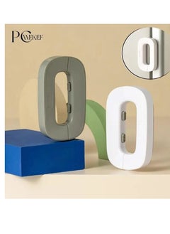 Buy Refrigerator lock, multi-purpose lock, suitable for cabinets and drawers, available in gray IR color in Egypt