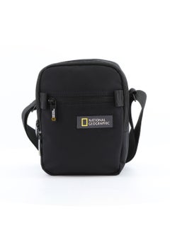 Buy National Geographic Mutation Small Utility Bag Black, Zipper Compartment Casual Shoulder Bag For Men And Women Removable Shoulder Strap Secure RFID Pocket in UAE